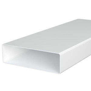 Воздуховод плоский пластиковый ЭРА 620ВП1 (204х60 мм/1 м)