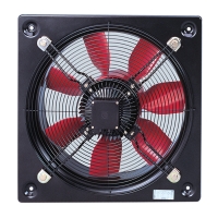 Осевой вентилятор с монтажной пластиной Soler Palau HCBB/6-355/H