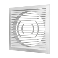 Вентиляционная решетка прям-к сферическая ЭРА 1717РC12.5Ф