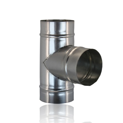 Тройник круглый (оц. сталь) d250/250/250