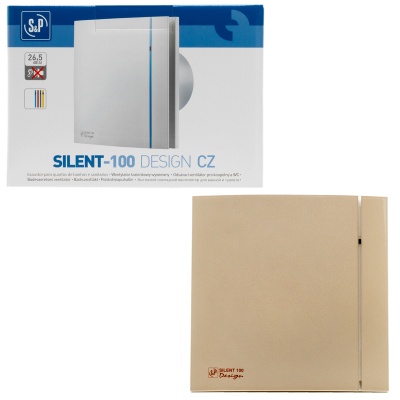 Вытяжной вентилятор Soler Palau SILENT-100 CZ CHAMPAGNE DESIGN 4C