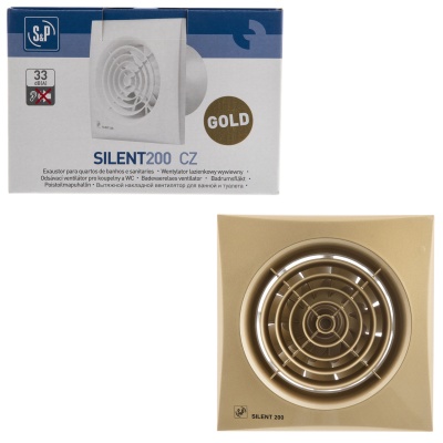 Вытяжной вентилятор Soler Palau SILENT-200 CZ GOLD