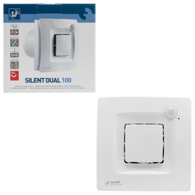 Вентилятор вытяжной бесшумный Soler Palau SILENT DUAL 100