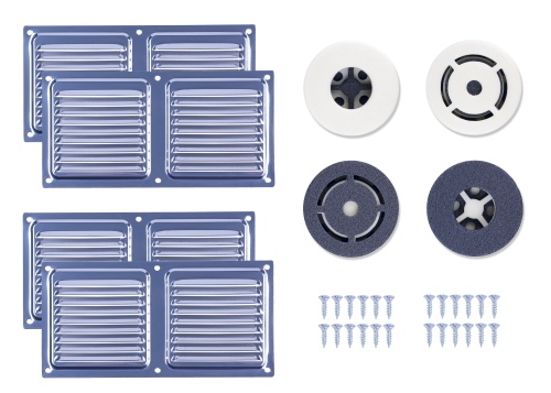 Вентиляционный клапан ДомВент ДверВент золотой