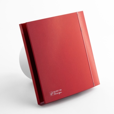 Вытяжной вентилятор Soler Palau SILENT-100 CRZ RED DESIGN 4C