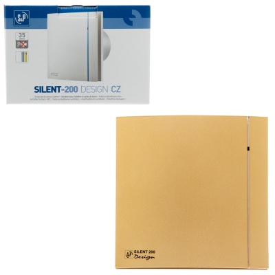 Вытяжной вентилятор Soler Palau SILENT-200 CZ GOLD DESIGN 4C Вытяжной вентилятор Soler Palau SILENT-200 CZ GOLD DESIGN 4C