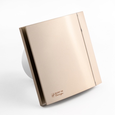 Вентилятор вытяжной бесшумный Soler Palau SILENT-100 CZ CHAMPAGNE DESIGN 4C