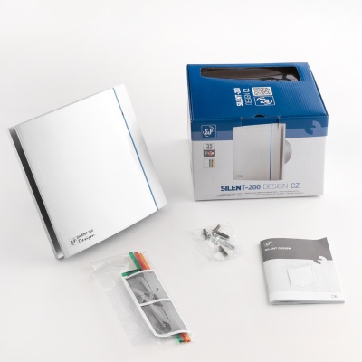 Вытяжной вентилятор Soler Palau SILENT-200 CZ SILVER DESIGN 3C  