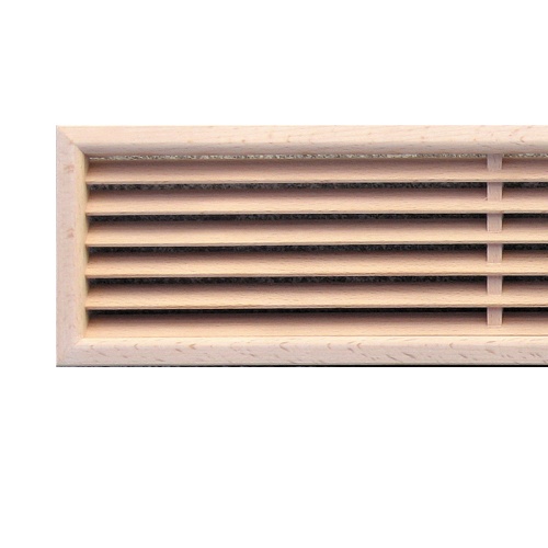 Деревянная вентиляционная решетка, бук 100x550