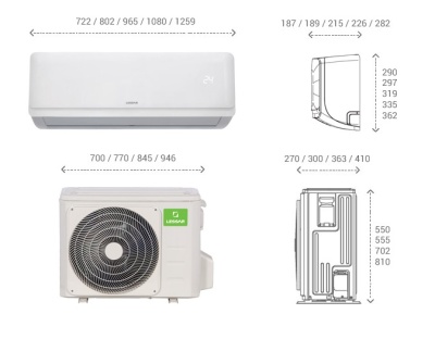 Настенная сплит-система LESSAR LS-H07KPA2 / LU-H07KPA2