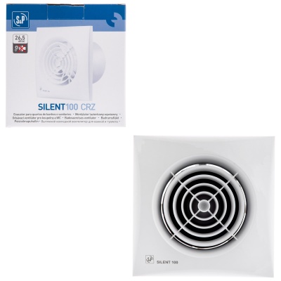 Вентилятор с обратным клапаном Soler Palau SILENT-100 CRZ