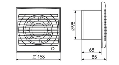 Вытяжной вентилятор Soler Palau Future-100 PIR